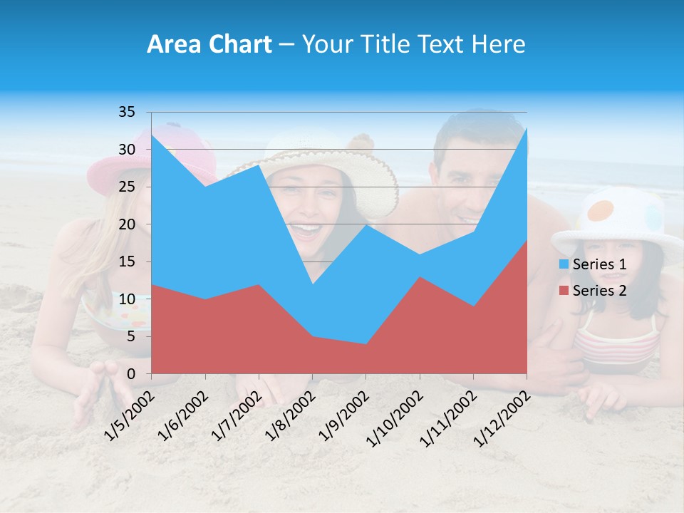 Hats Laying Down Happy PowerPoint Template
