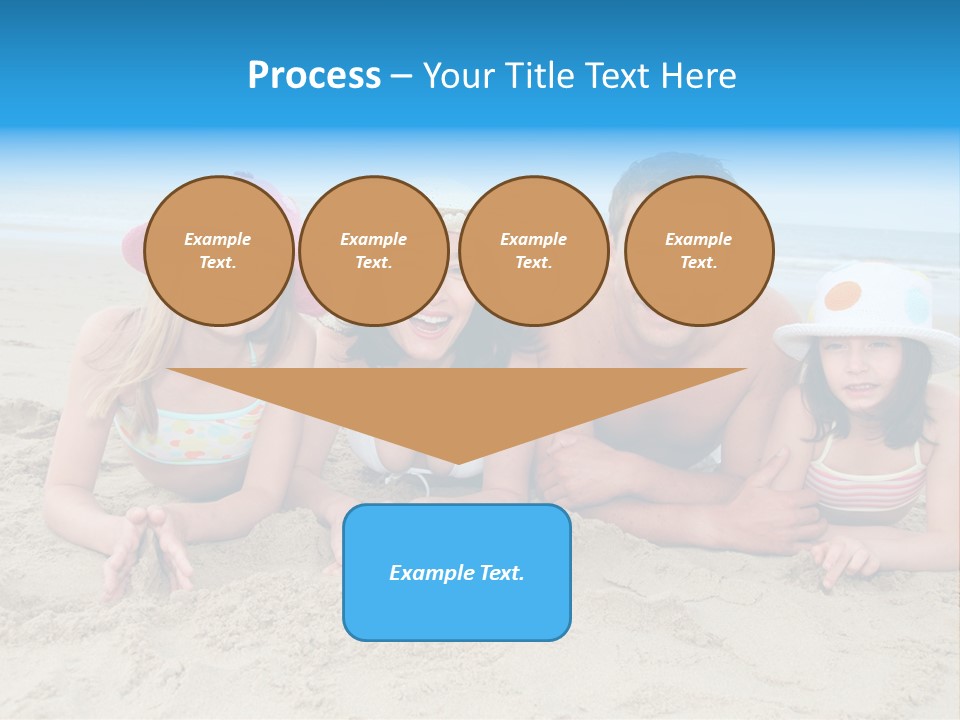 Hats Laying Down Happy PowerPoint Template