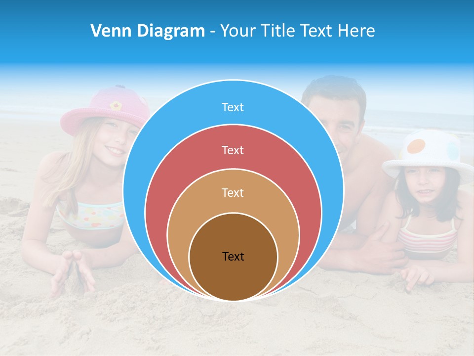 Hats Laying Down Happy PowerPoint Template