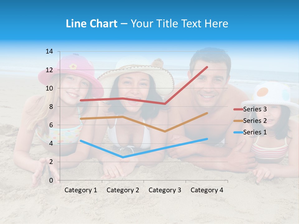 Hats Laying Down Happy PowerPoint Template