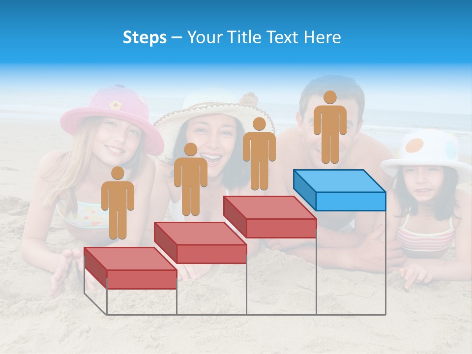 Hats Laying Down Happy PowerPoint Template