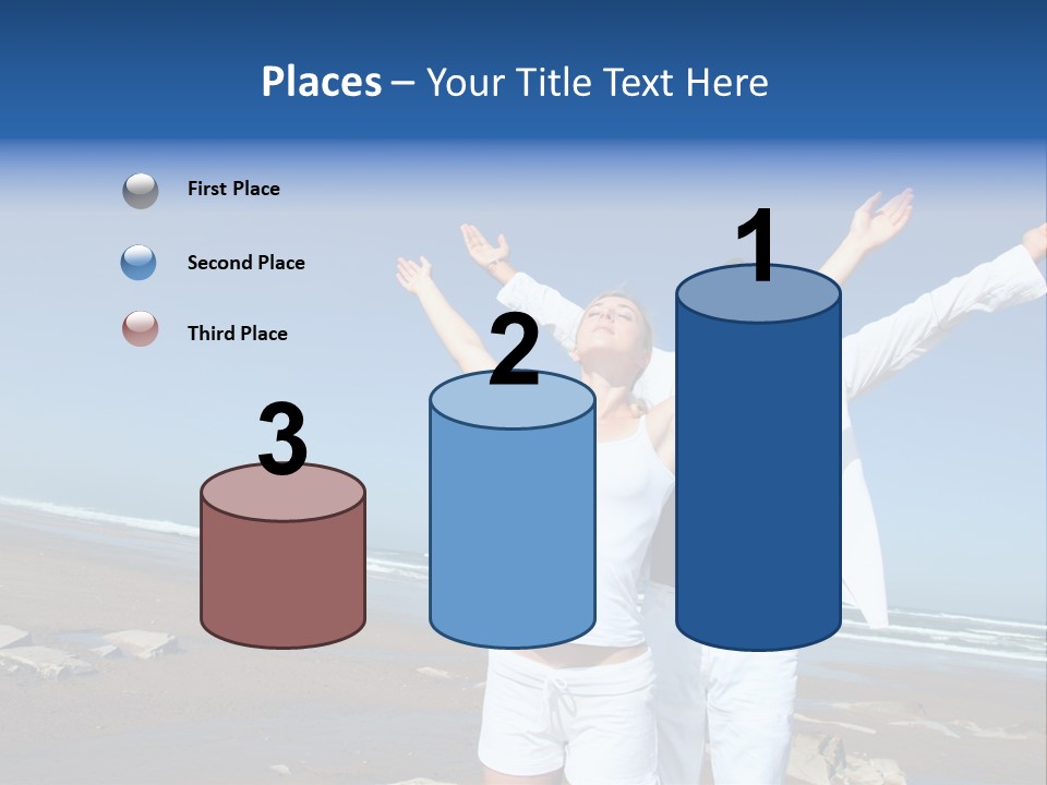 Yoga Person Handsome PowerPoint Template