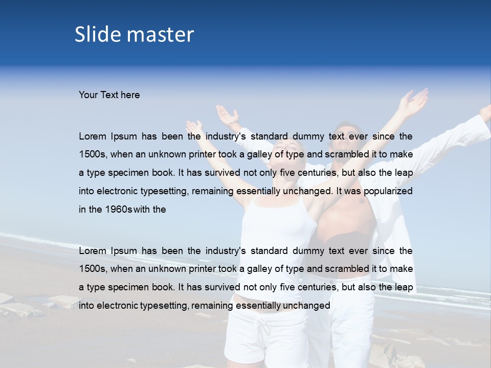 Yoga Person Handsome PowerPoint Template