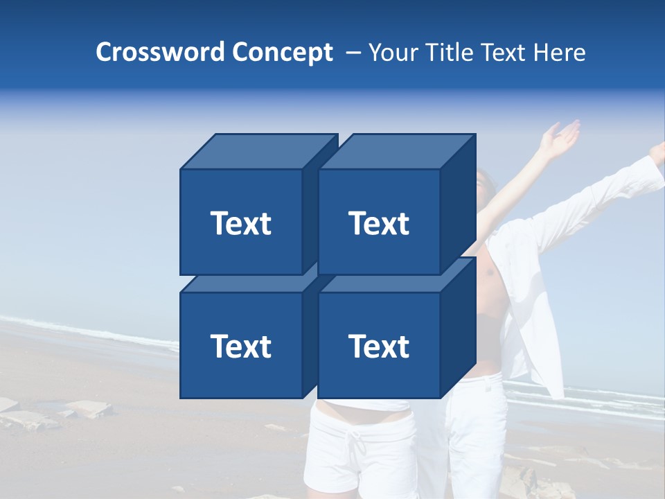 Yoga Person Handsome PowerPoint Template