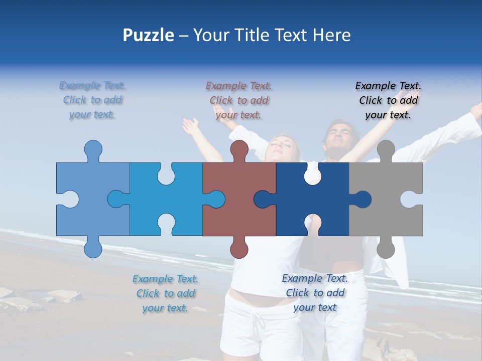 Yoga Person Handsome PowerPoint Template