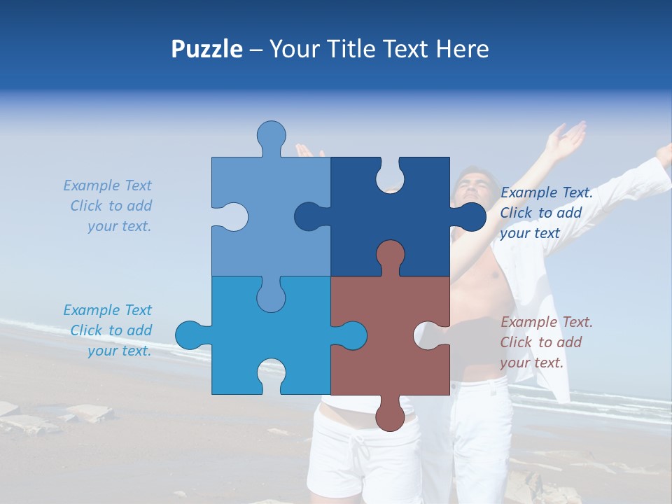 Yoga Person Handsome PowerPoint Template