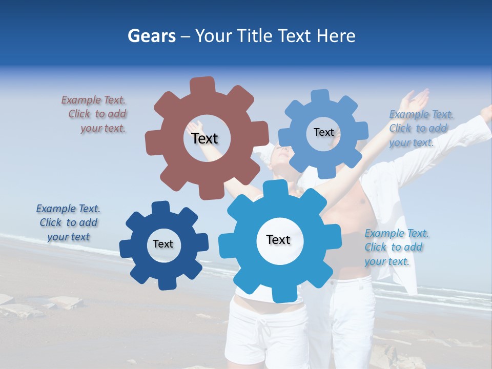 Yoga Person Handsome PowerPoint Template