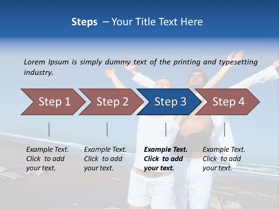 Yoga Person Handsome PowerPoint Template