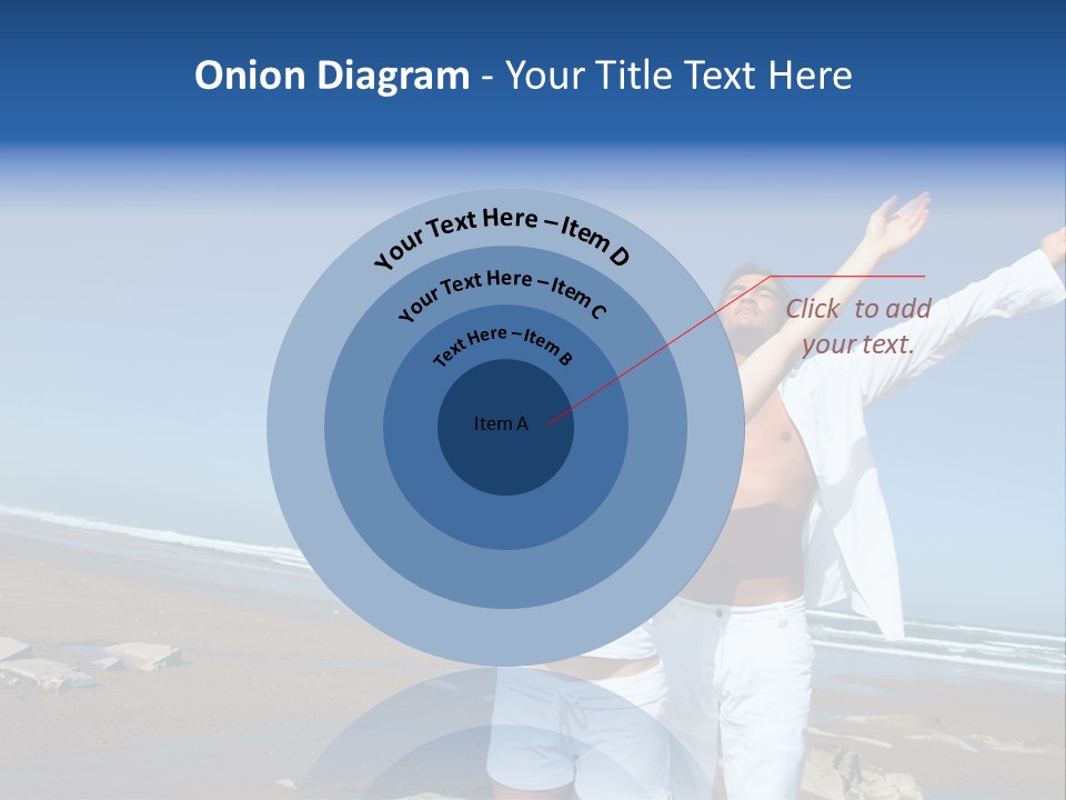 Yoga Person Handsome PowerPoint Template