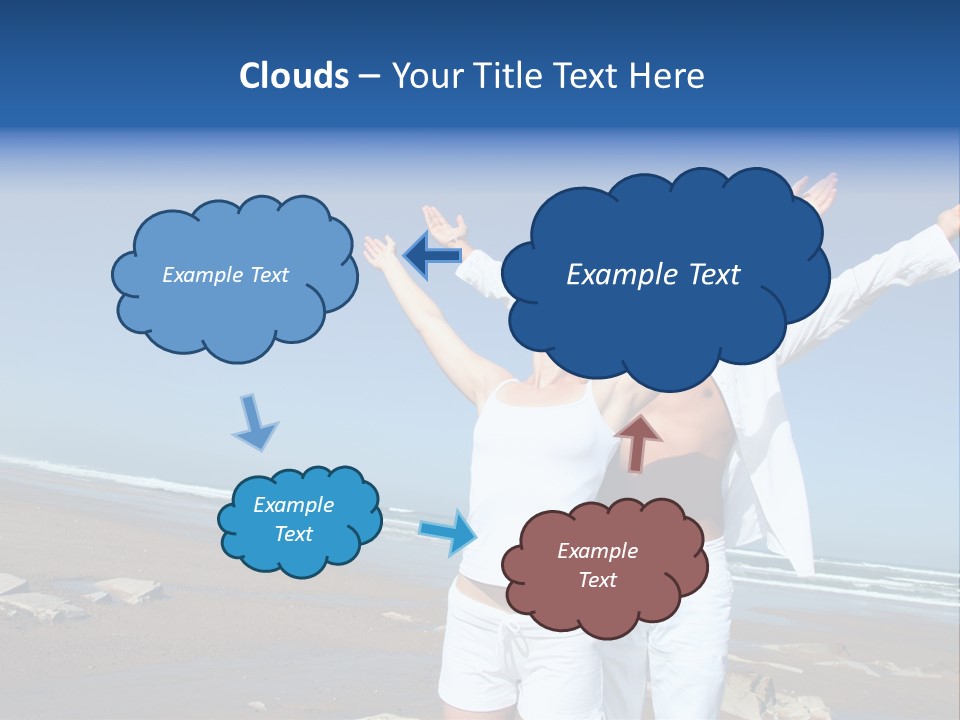 Yoga Person Handsome PowerPoint Template