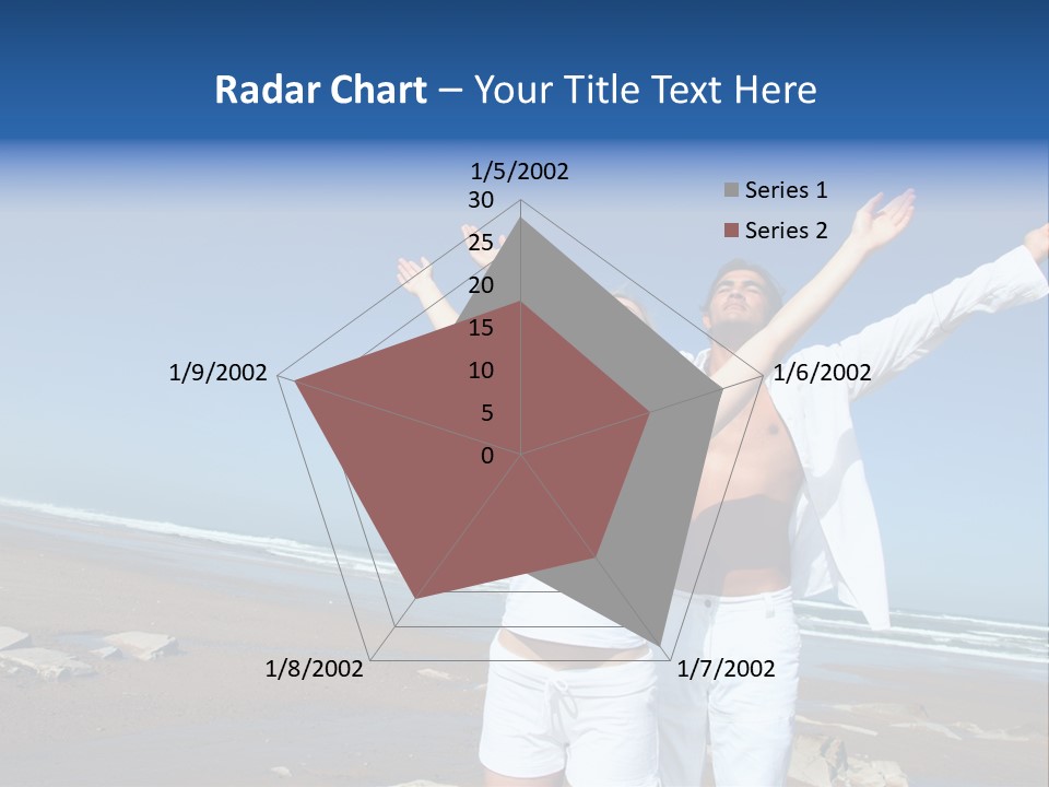 Yoga Person Handsome PowerPoint Template