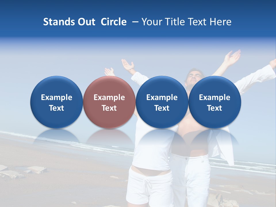 Yoga Person Handsome PowerPoint Template