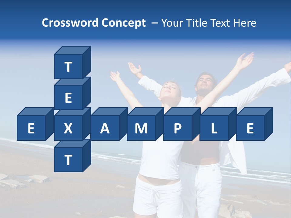 Yoga Person Handsome PowerPoint Template