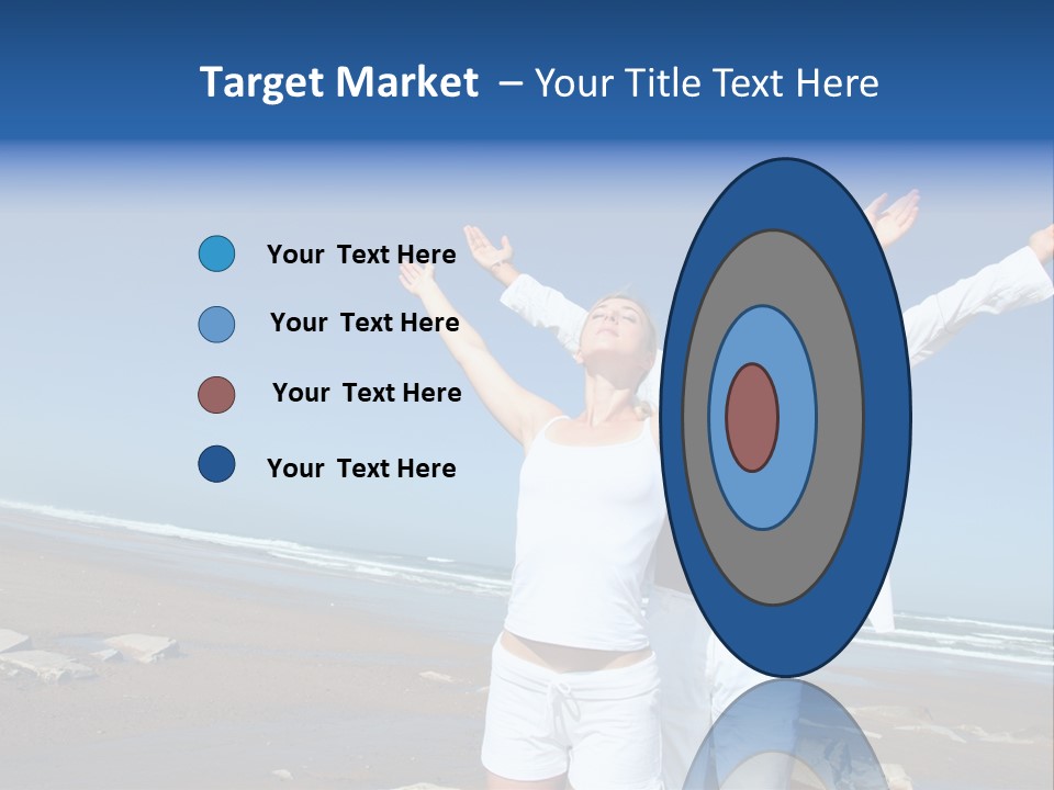 Yoga Person Handsome PowerPoint Template