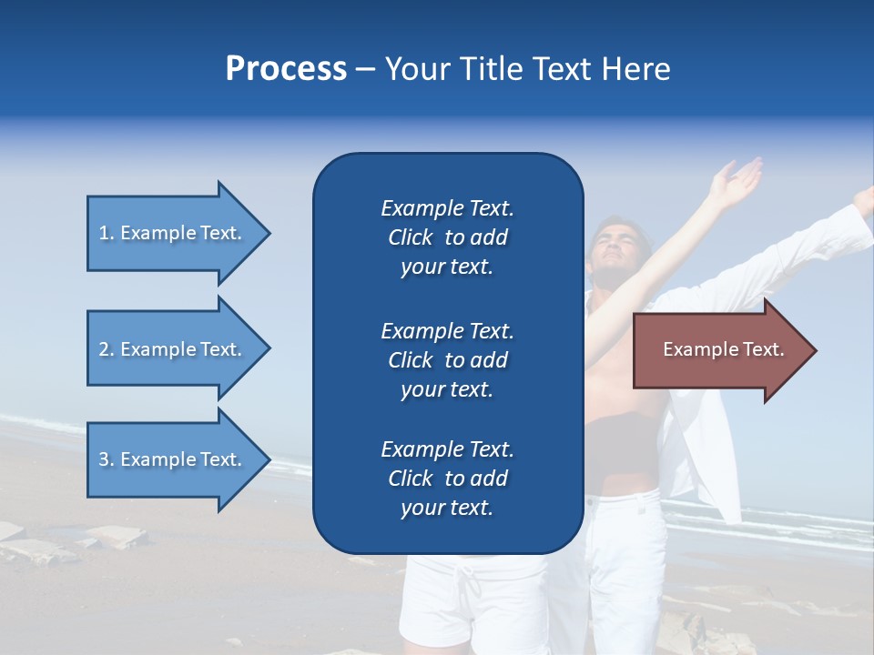 Yoga Person Handsome PowerPoint Template