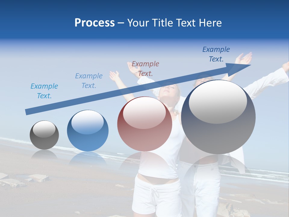 Yoga Person Handsome PowerPoint Template