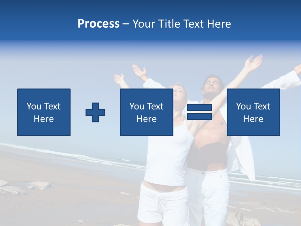 Yoga Person Handsome PowerPoint Template