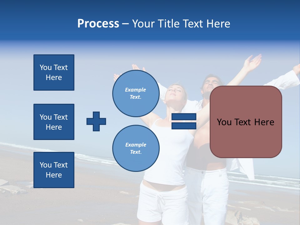 Yoga Person Handsome PowerPoint Template