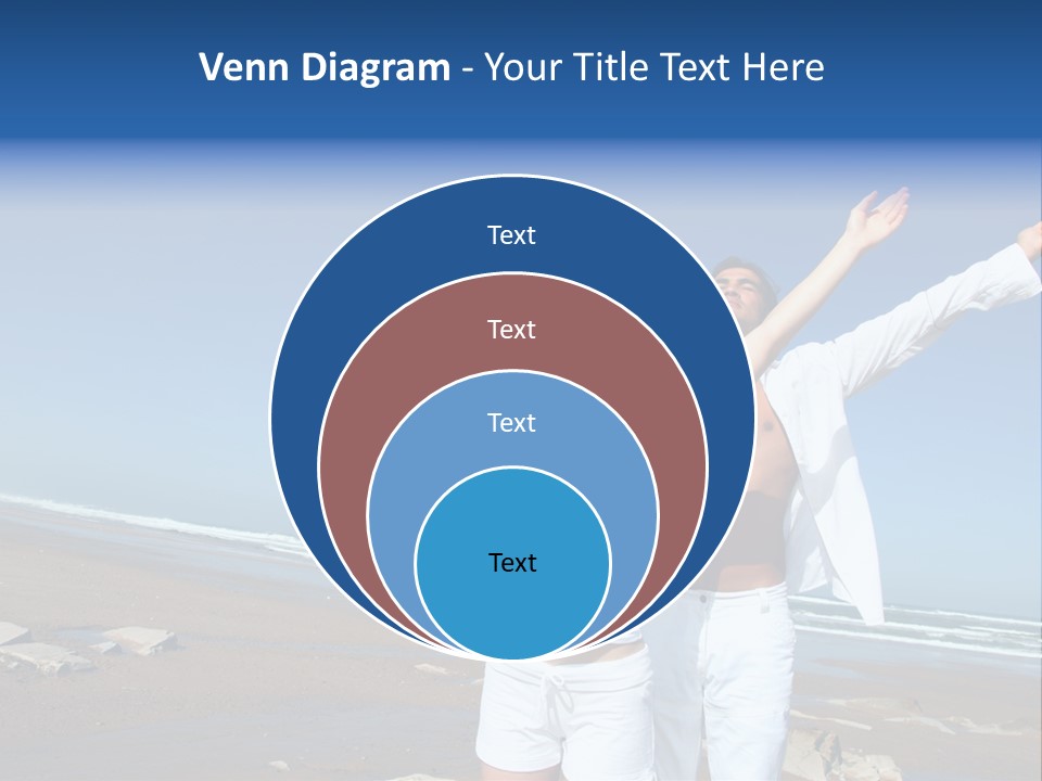 Yoga Person Handsome PowerPoint Template