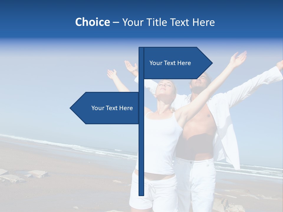 Yoga Person Handsome PowerPoint Template