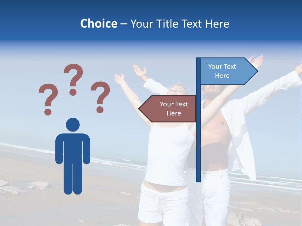 Yoga Person Handsome PowerPoint Template