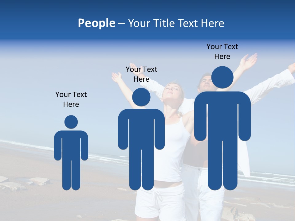 Yoga Person Handsome PowerPoint Template