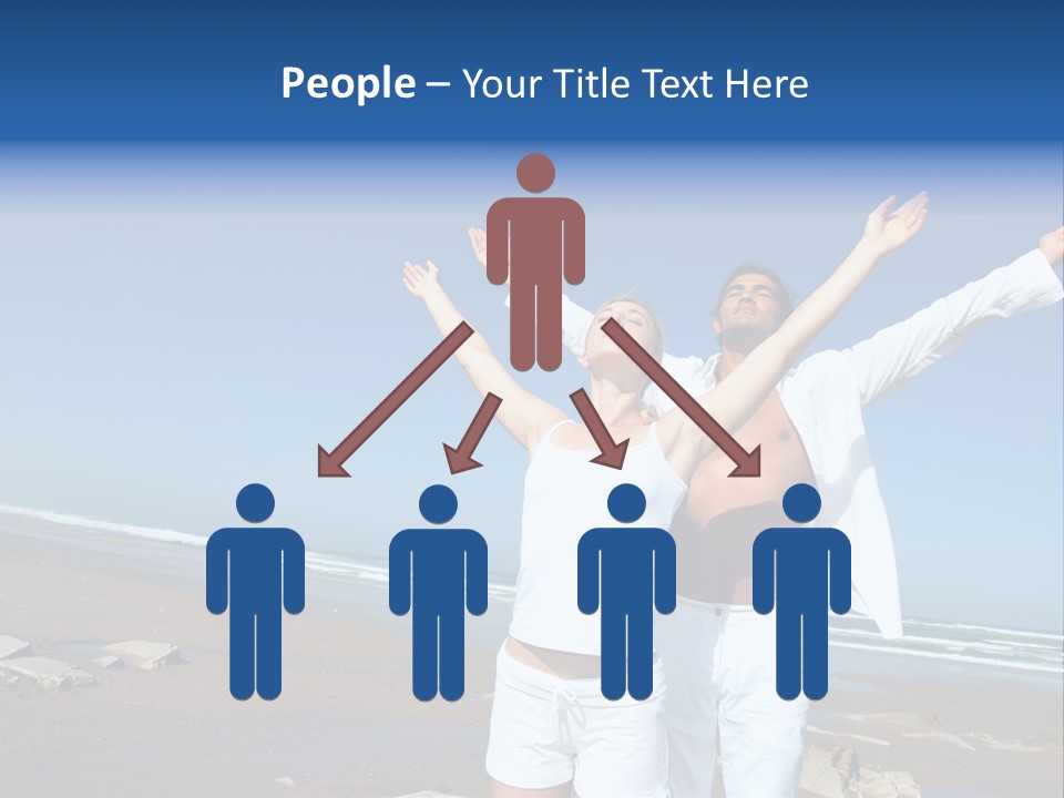 Yoga Person Handsome PowerPoint Template