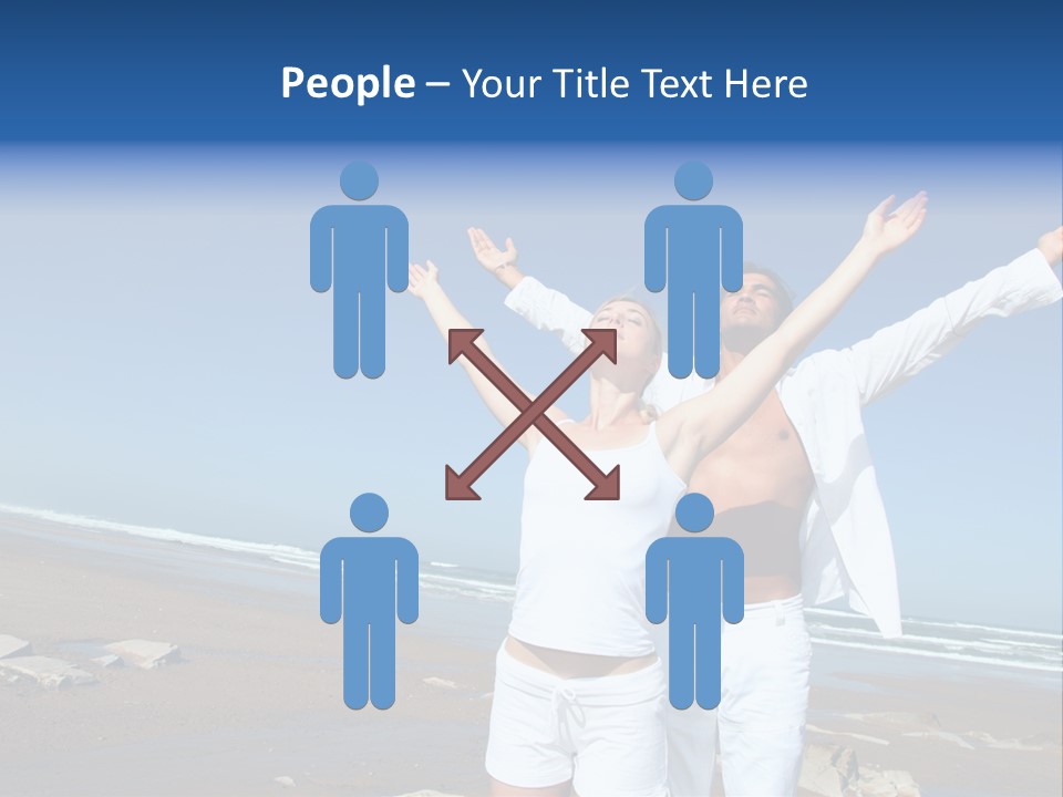 Yoga Person Handsome PowerPoint Template