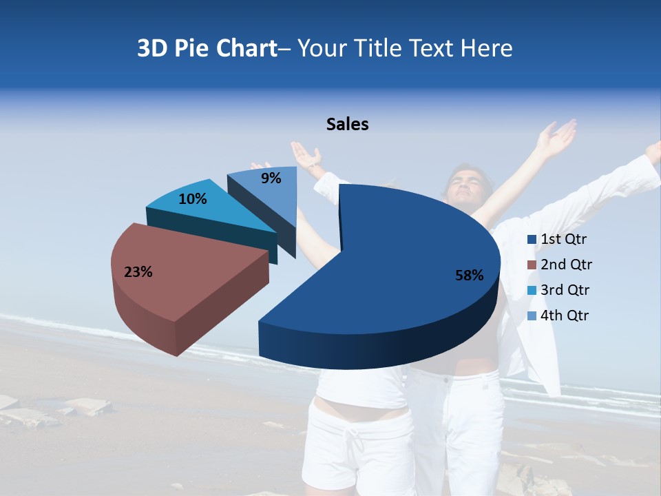 Yoga Person Handsome PowerPoint Template