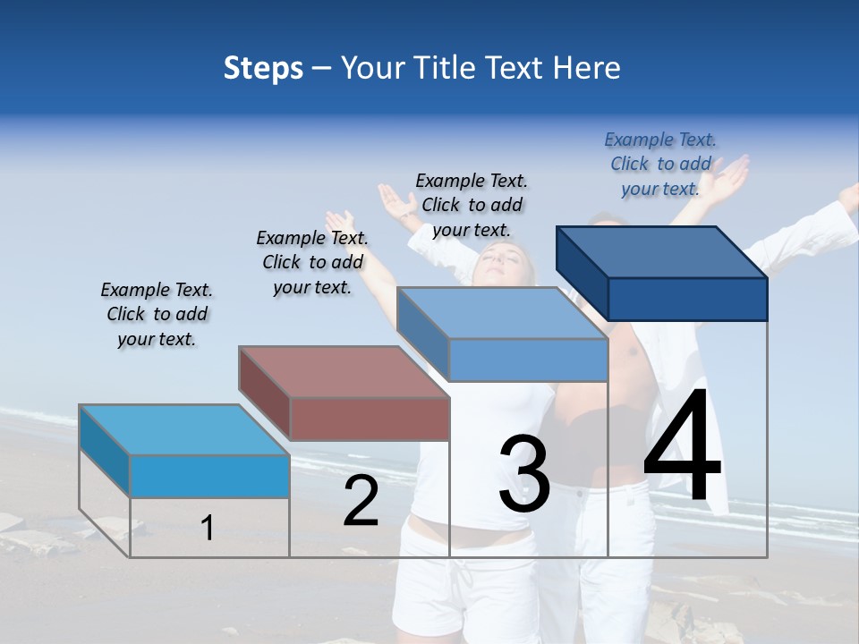 Yoga Person Handsome PowerPoint Template