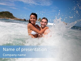 Honeymoon Recreation Caribe PowerPoint Template
