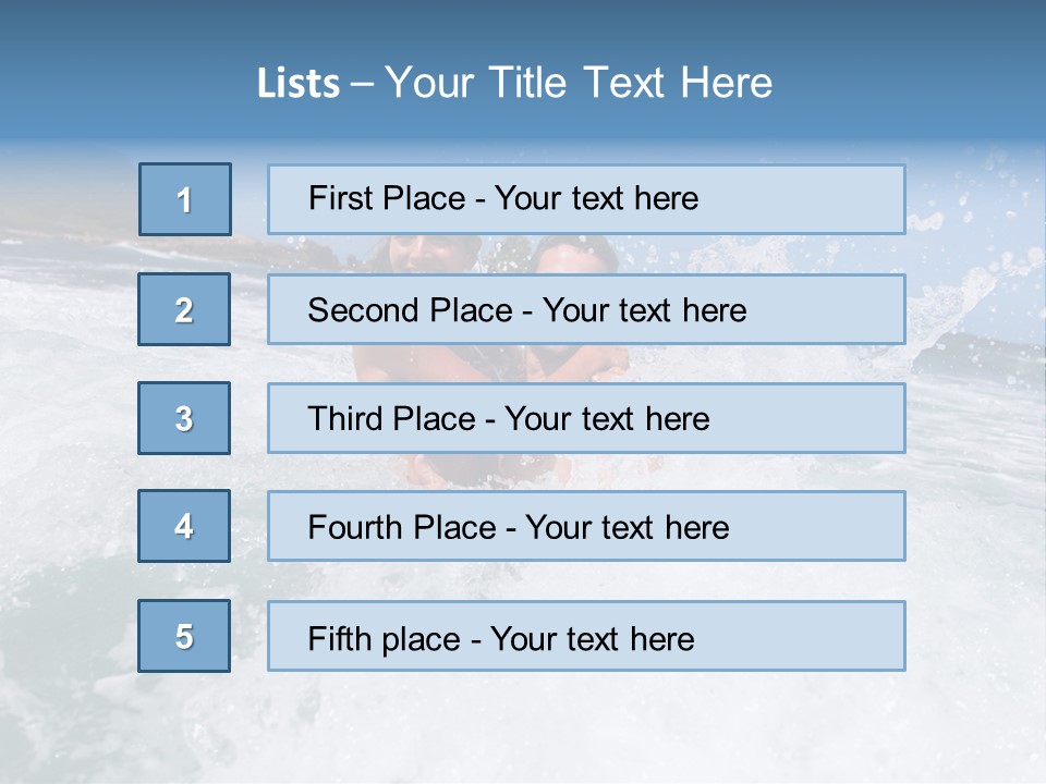 Honeymoon Recreation Caribe PowerPoint Template