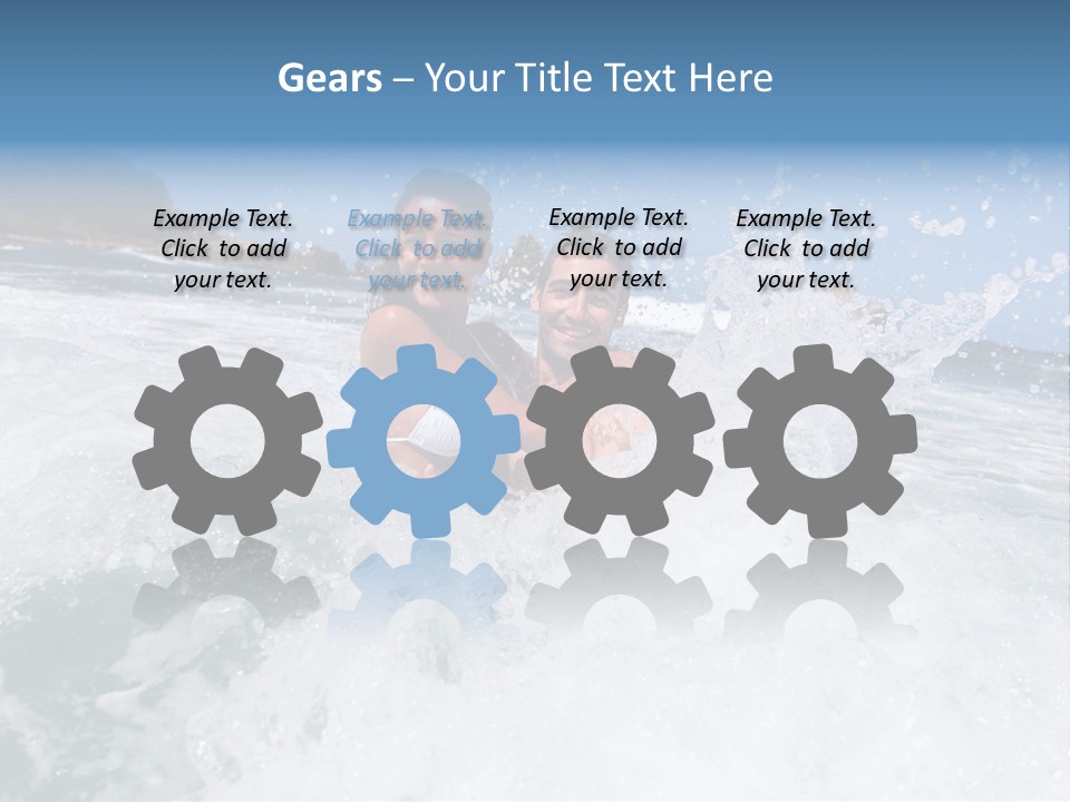 Honeymoon Recreation Caribe PowerPoint Template