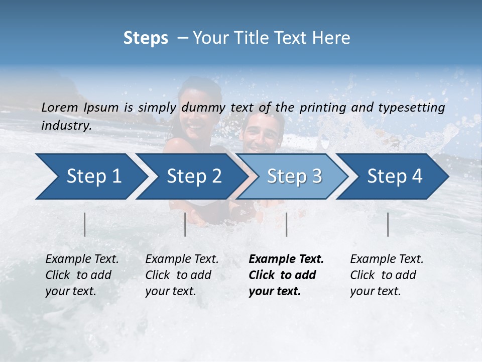 Honeymoon Recreation Caribe PowerPoint Template