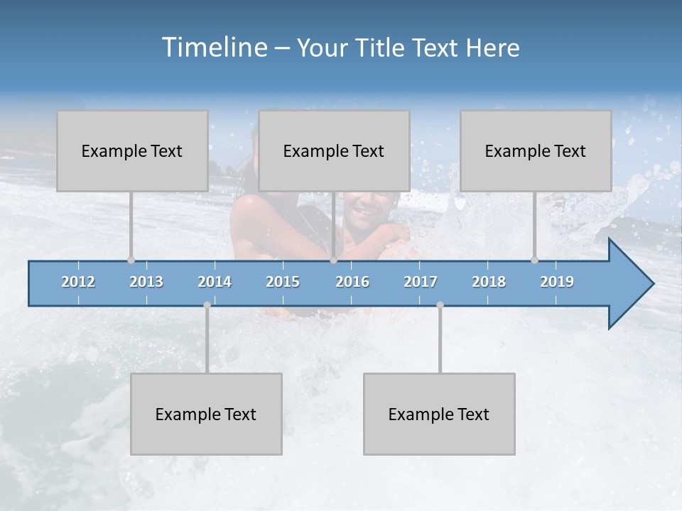 Honeymoon Recreation Caribe PowerPoint Template