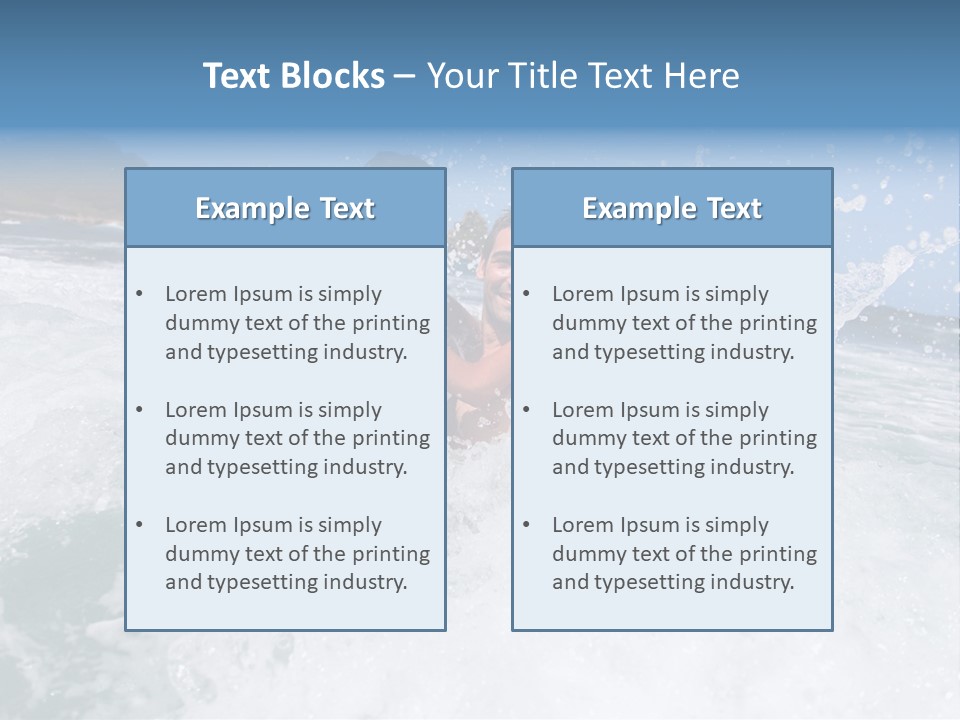 Honeymoon Recreation Caribe PowerPoint Template