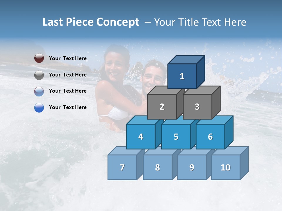 Honeymoon Recreation Caribe PowerPoint Template
