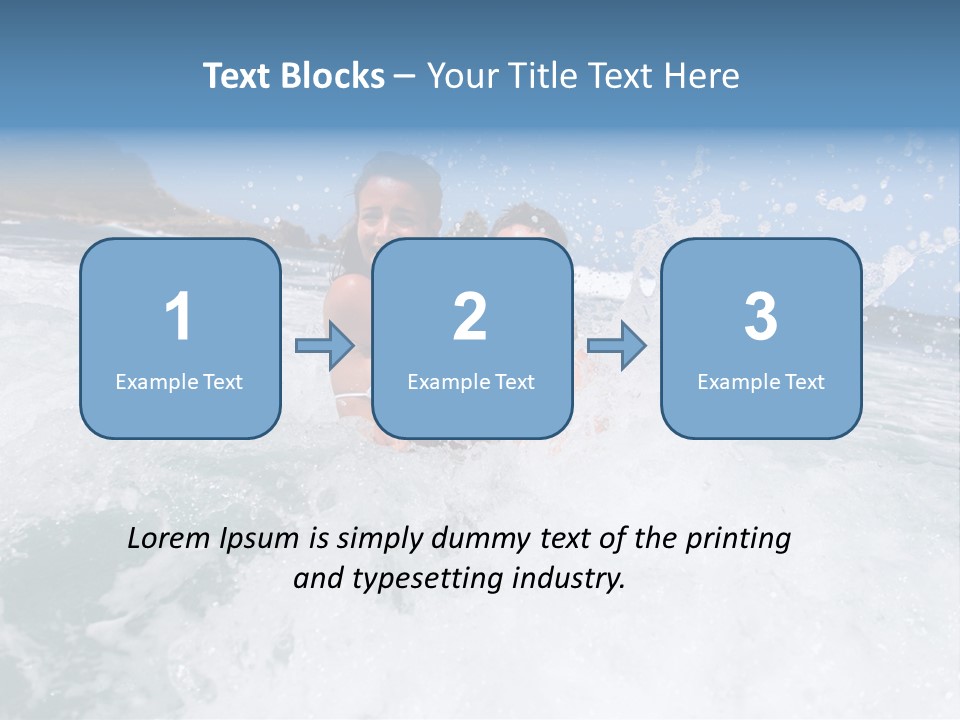Honeymoon Recreation Caribe PowerPoint Template