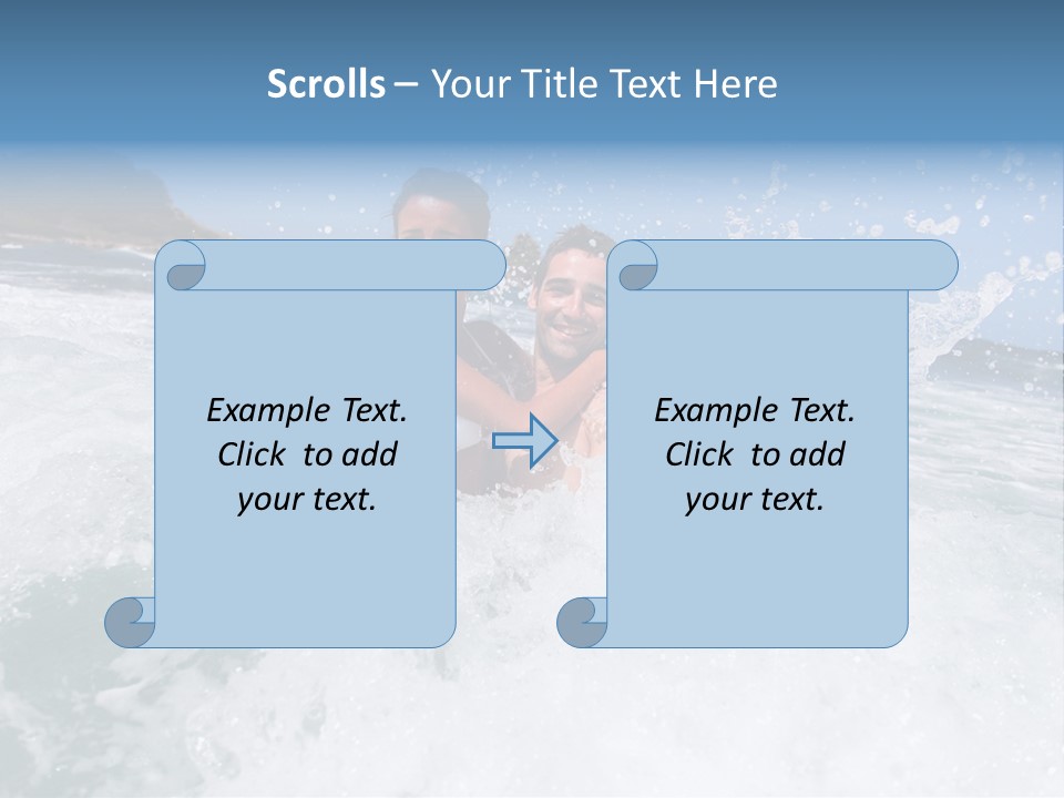 Honeymoon Recreation Caribe PowerPoint Template