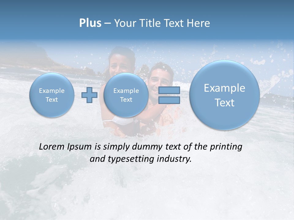 Honeymoon Recreation Caribe PowerPoint Template