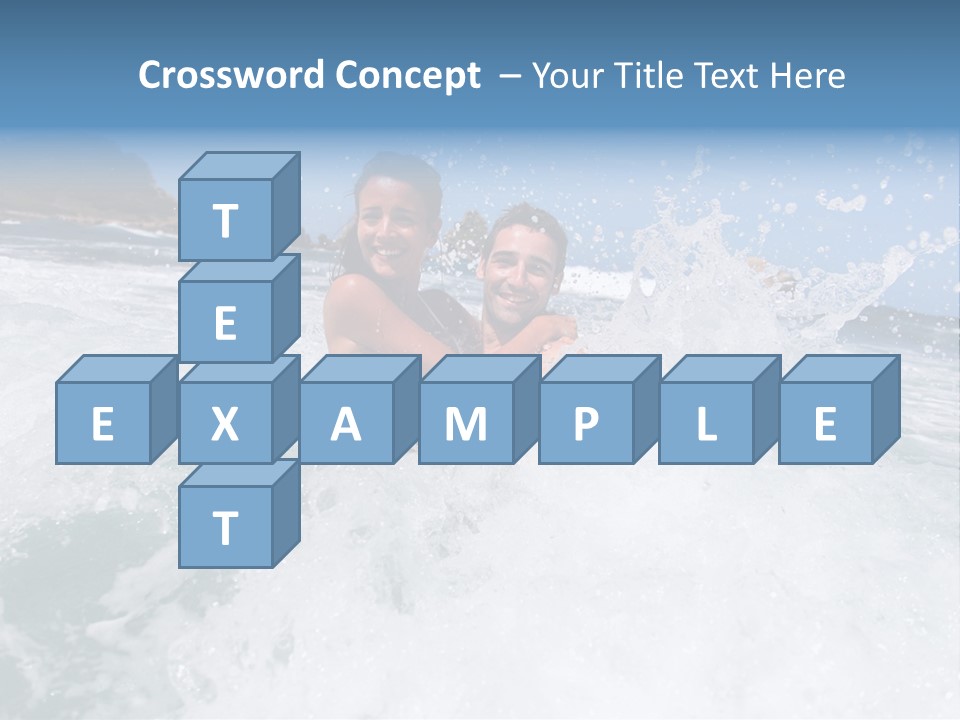 Honeymoon Recreation Caribe PowerPoint Template