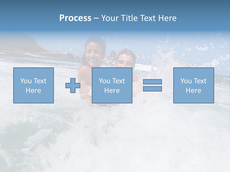 Honeymoon Recreation Caribe PowerPoint Template