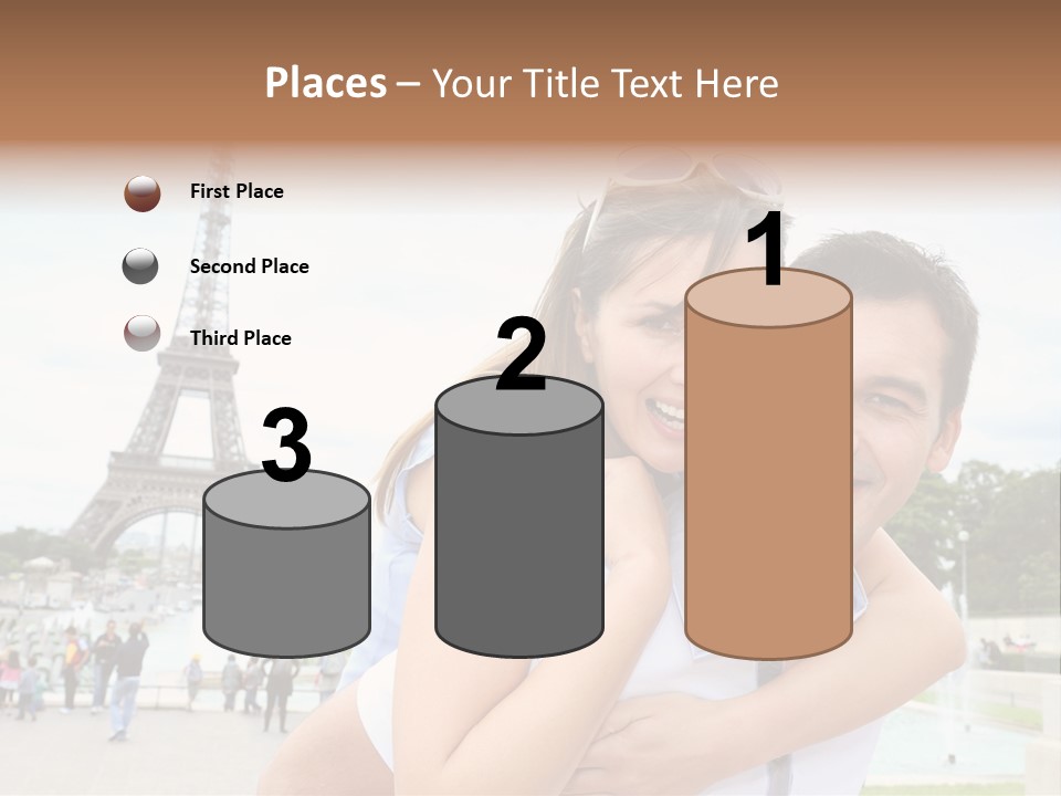 Eiffel Tower Fun Town PowerPoint Template