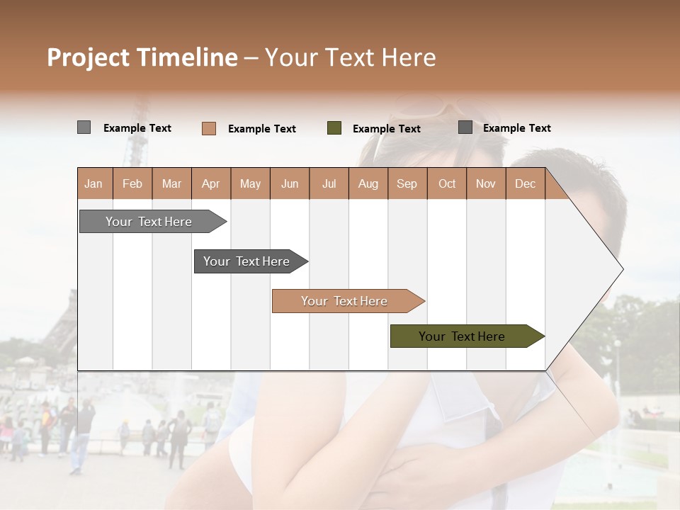 Eiffel Tower Fun Town PowerPoint Template