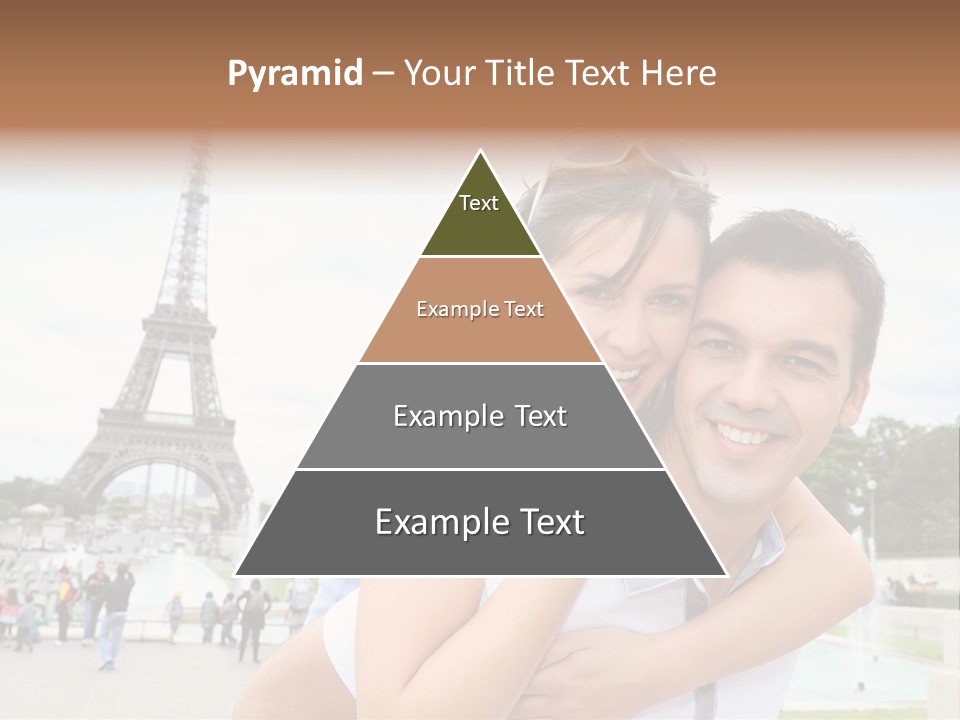 Eiffel Tower Fun Town PowerPoint Template