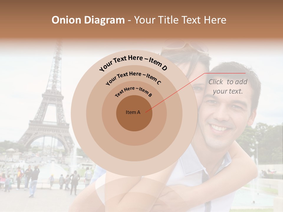 Eiffel Tower Fun Town PowerPoint Template