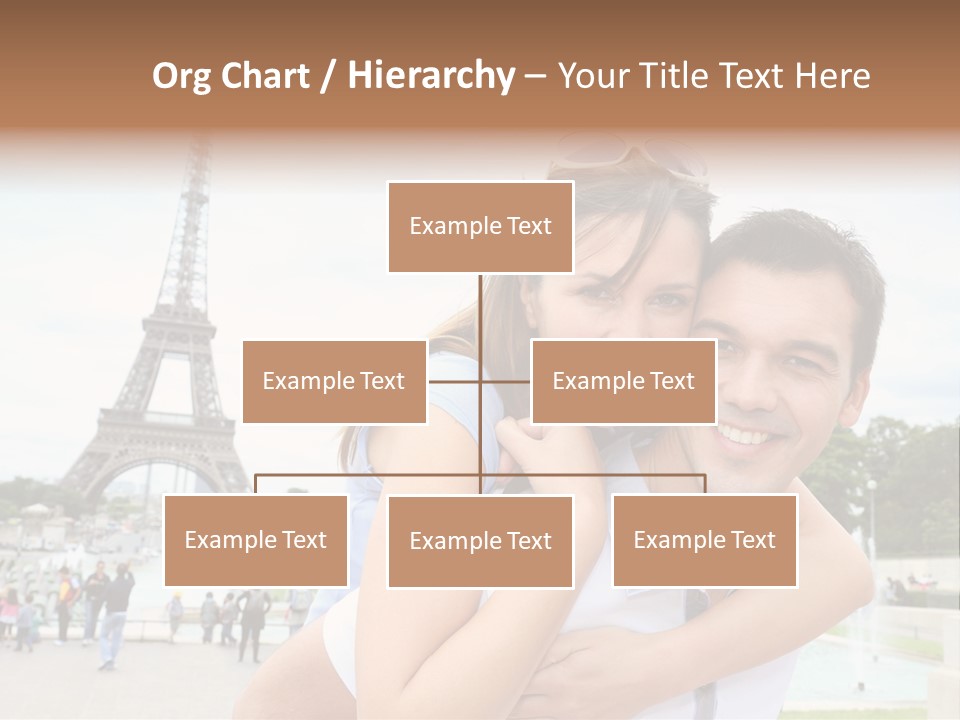 Eiffel Tower Fun Town PowerPoint Template