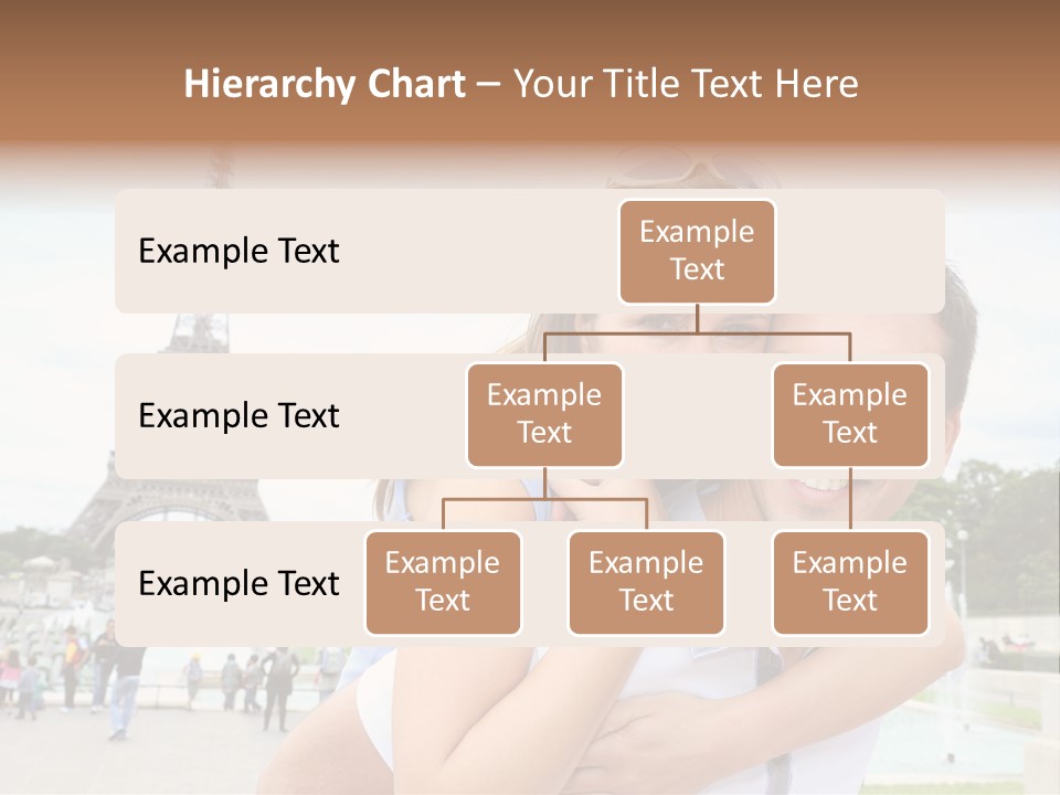 Eiffel Tower Fun Town PowerPoint Template