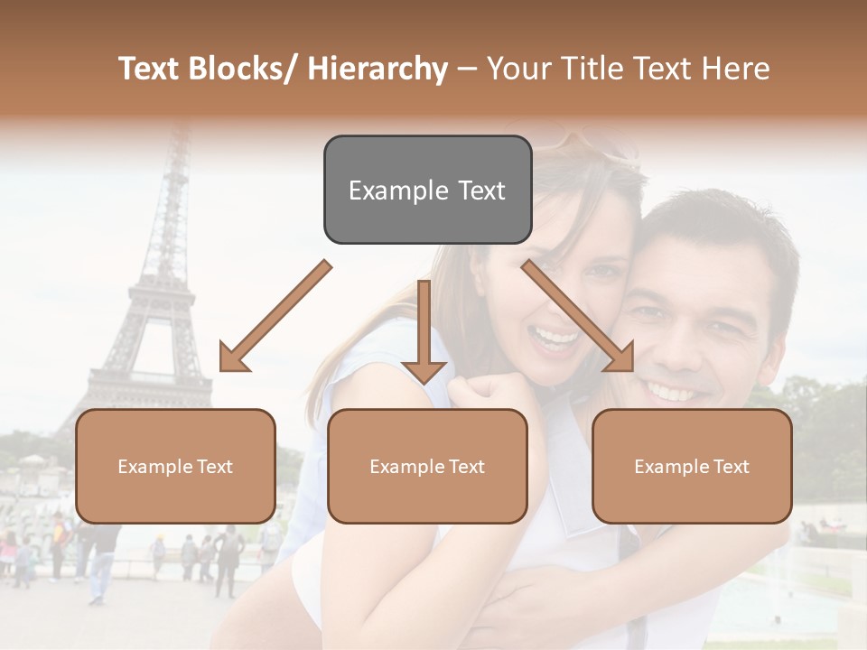 Eiffel Tower Fun Town PowerPoint Template