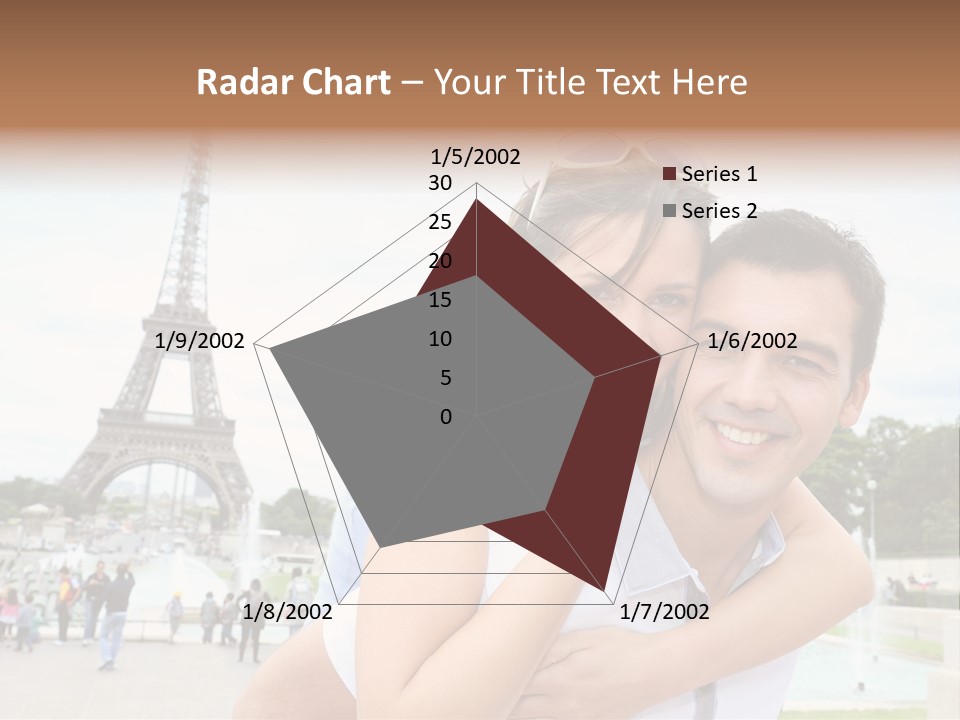 Eiffel Tower Fun Town PowerPoint Template